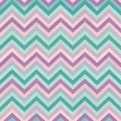 Zigzag Patterns in Alternating Pastel Purple and Soft Teal