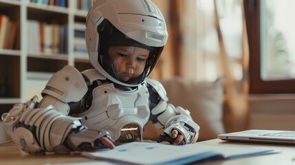 Robot Reading a Book 4