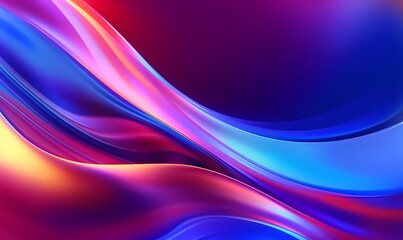 background gradient iridescent shape illustration liquid fluid, futuristic holoelement, modern bright background gradient iridescent shape
