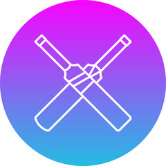 Cricket bat Icon