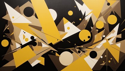 Colorful geometric art shape background wallpaper