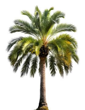 Realistic palm tree borassus flabellifer