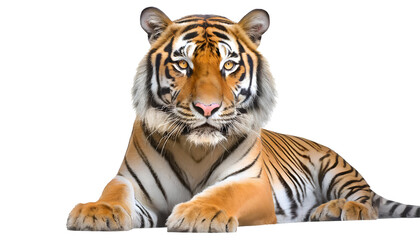 Fototapeta premium Realistic royal bengal tiger