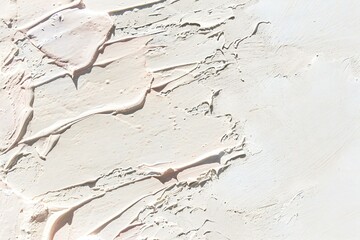 Texture of white paint as background, close-up,  Abstract background