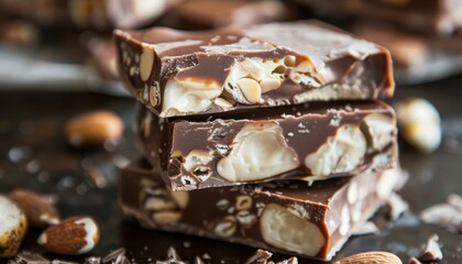 Nougat is what gives candy bars their delightful fluffiness and taste