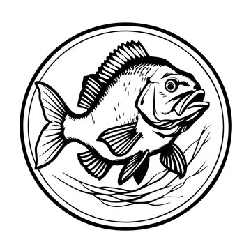 recommend clip art: Bass Fish