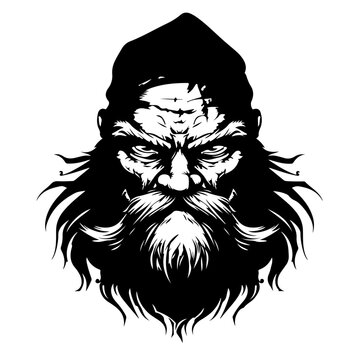 recommend clip art: Bearded Man Face