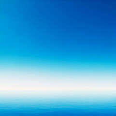 Obraz premium blue sea sky , color gradient rough abstract background shine bright light and glow template empty space , grainy noise grungy texture