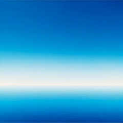 Obraz premium blue sea sky , color gradient rough abstract background shine bright light and glow template empty space , grainy noise grungy texture