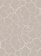 Vector illustration of cracked soil pattern.