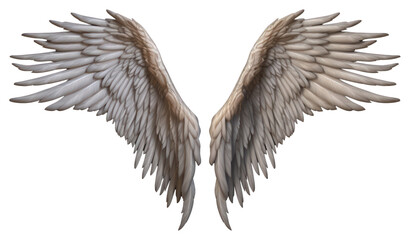 Obraz premium PNG Angel flying bird wing.