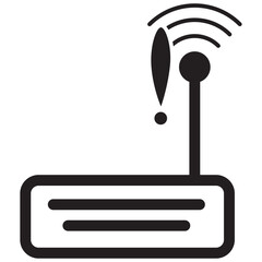 Antenna tower icon in flat style. Broadcasting vector illustration on white isolated background. Wifi business concept.