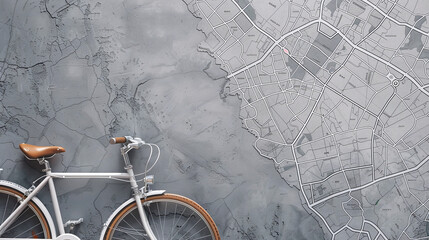 Pedaling Through Progress: A Mockup Map of Sustainable City Biking Routes