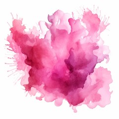 Fototapeta premium Watercolor texture of stains. Abstract texture pastel pink color