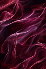 Obraz premium Deep maroon abstract waves styled as flames ideal for a dramatic passionate background