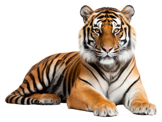 Fototapeta premium PNG Tiger wildlife sitting animal.