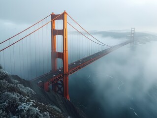 Fototapeta premium Golden Gate Bridge at Dusk 3