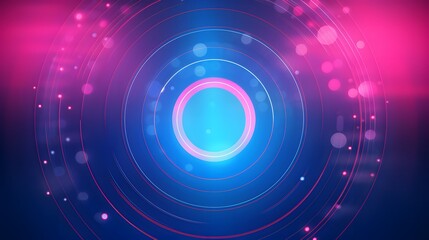 pink and blue Abstract technology background circles digital hi-tech technology design background. concept innovation. vector illustration