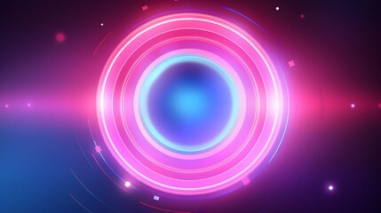 pink and blue Abstract technology background circles digital hi-tech technology design background. concept innovation. vector illustration