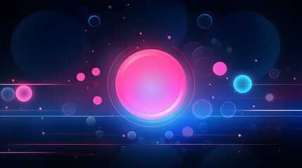 pink and blue Abstract technology background circles digital hi-tech technology design background. concept innovation. vector illustration