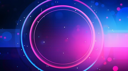 Obraz premium pink and blue Abstract technology background circles digital hi-tech technology design background. concept innovation. vector illustration
