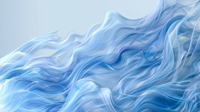 Light periwinkle blue waves styled as abstract flames suitable for a soft whimsical background