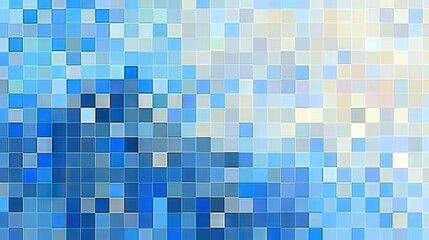   Blue and white background with varying shades of blue in the center and the bottom half filled with blue