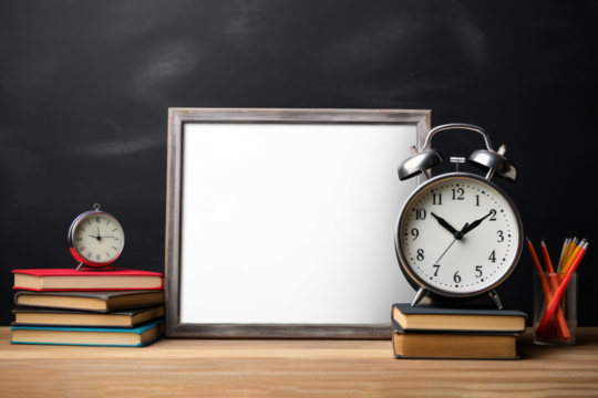 Picture frame png mockup, transparent design