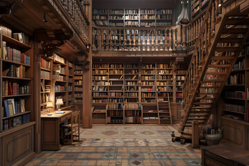 Bibliothek: Ein Raum des Wissens und der Bildung