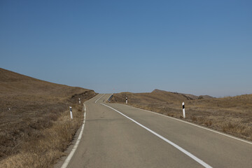 Lone Figure Contemplating by the Roadside