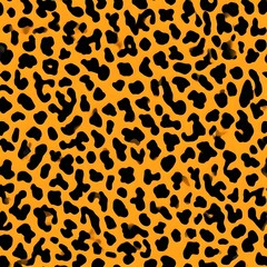 Texture of leopard animal skin stylish vector background