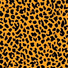Fototapeta premium Texture of leopard animal skin stylish vector background