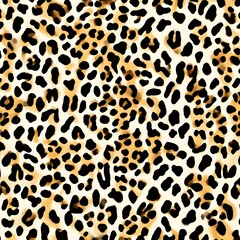 Texture of leopard animal skin stylish vector background