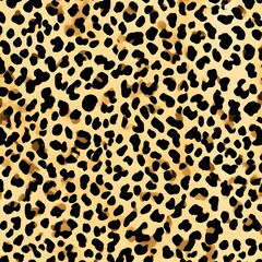 Fototapeta premium Texture of leopard animal skin stylish vector background