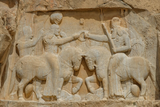 Naqsh-e Rostam is an ancient archeological site and necropolis located near Persepolis in Fars province, Iran.