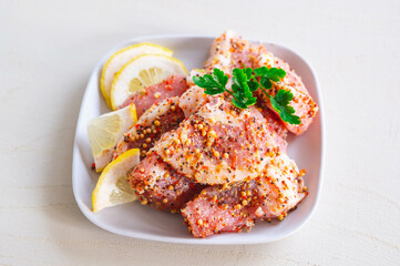 豚ロースのレモンペッパー風味