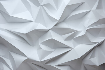 crumpled paper background white