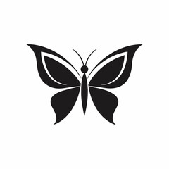A butterfly logo vector art illustration (56)