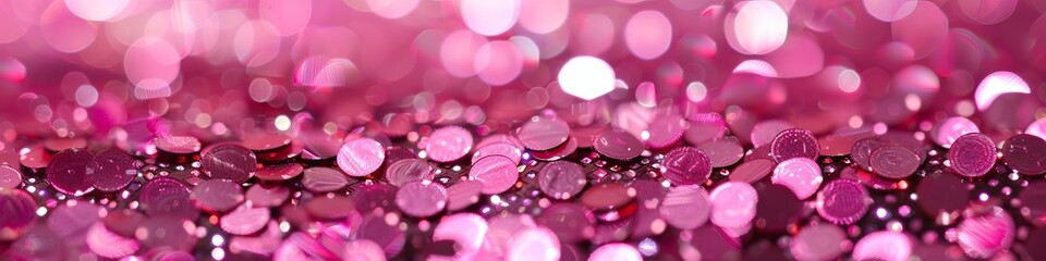 background of pink sequins.