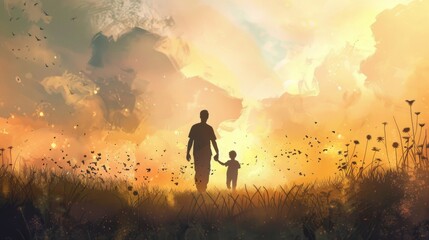 Father's Day as a celebration of paternal love, wisdom