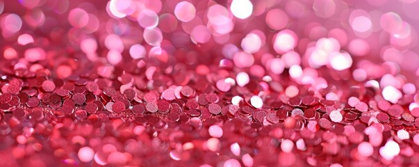 background of pink sequins.