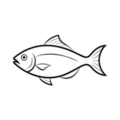 Fish logo vector art illustration (6)