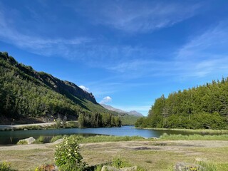 lake in the mountains
