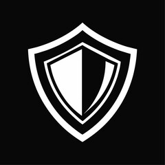 security shield logo, designed as a security iconic logo vector (13)