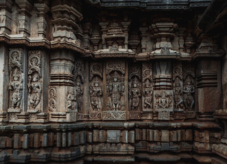 Sri Veeranarayana Swamy Belavadi Temple is the largest Hindu temple of Hoysala architecture. India