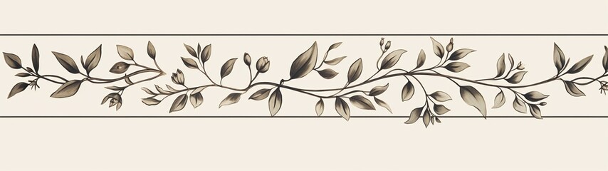 panorama of vines with framed banner background