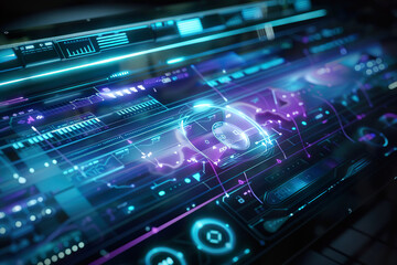 Futuristic Digital Interface