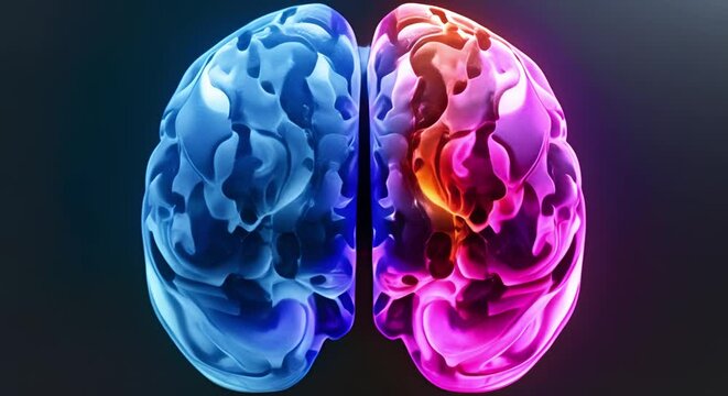 Images creatively show dyslexia symptoms with neoncolored signals in human brain. Concept Dyslexia Awareness, Neon Colors, Human Brain, Learning Disorders, Visual Representations