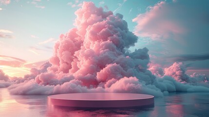 Clouds Over a Body of Water