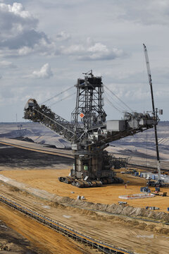 Braunkohlebagger im Tagebau Garzweiler